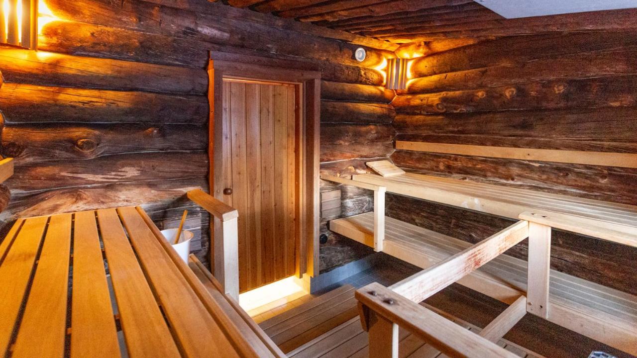 ساريسيلكا Kuukkeli Log Houses Aurora Resort المظهر الخارجي الصورة