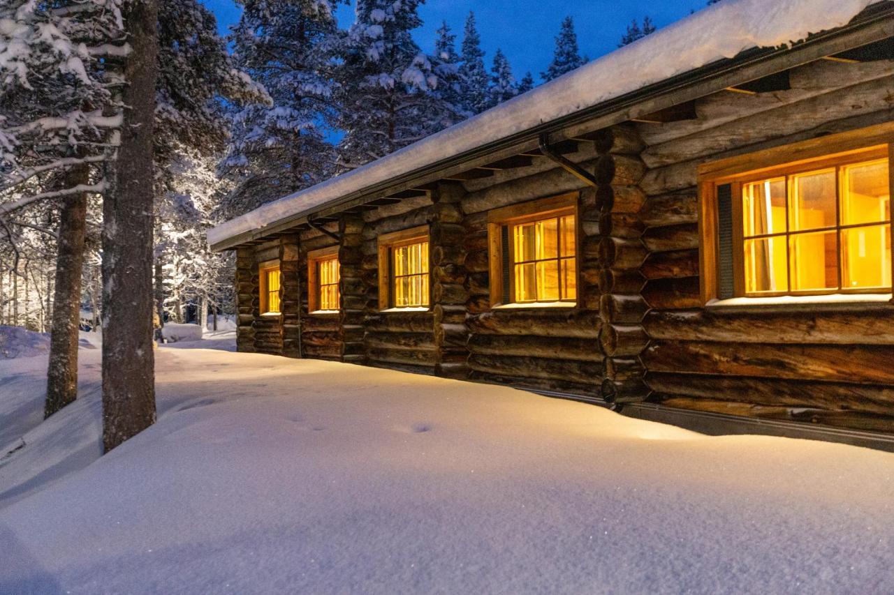 ساريسيلكا Kuukkeli Log Houses Aurora Resort المظهر الخارجي الصورة