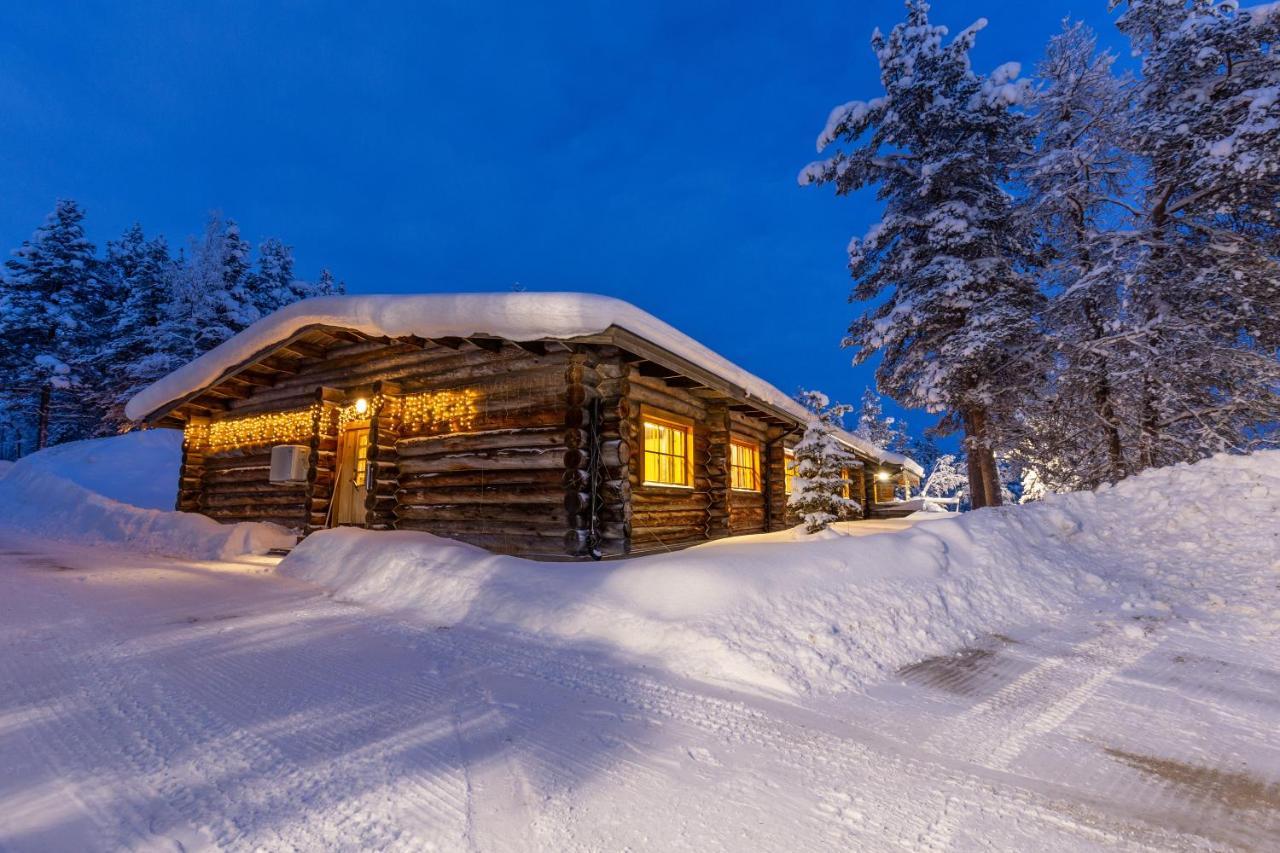 ساريسيلكا Kuukkeli Log Houses Aurora Resort المظهر الخارجي الصورة