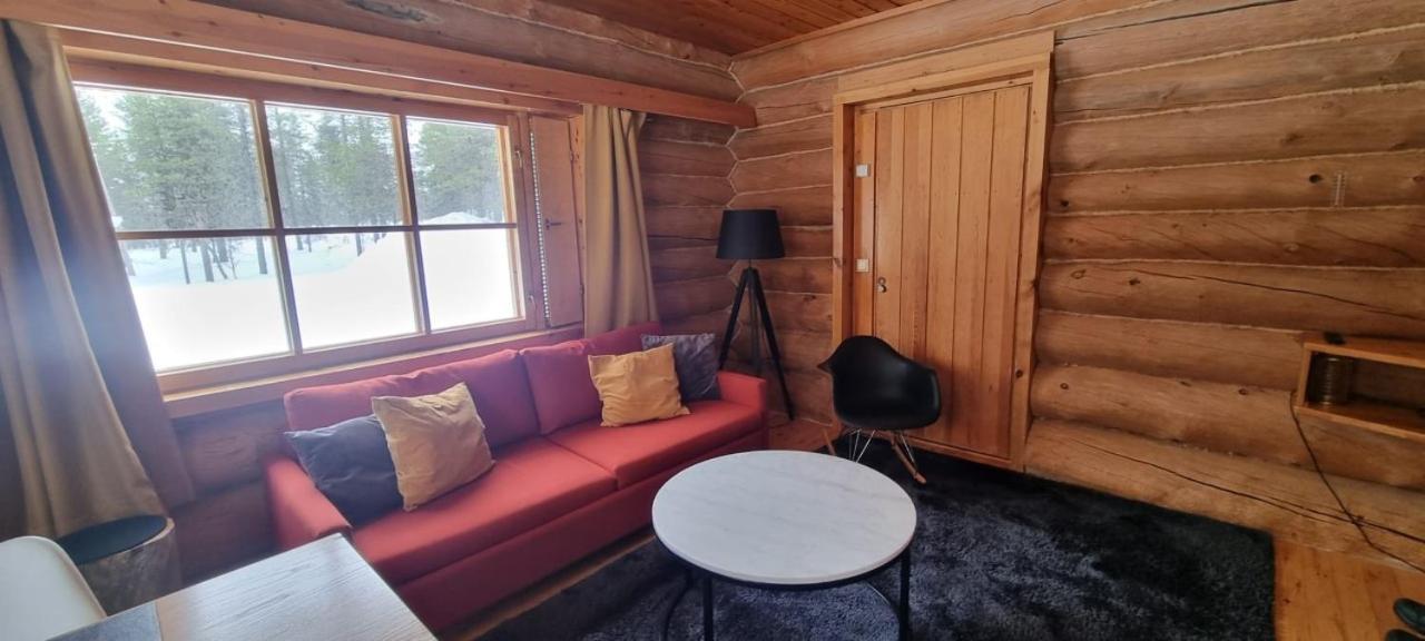 ساريسيلكا Kuukkeli Log Houses Aurora Resort المظهر الخارجي الصورة