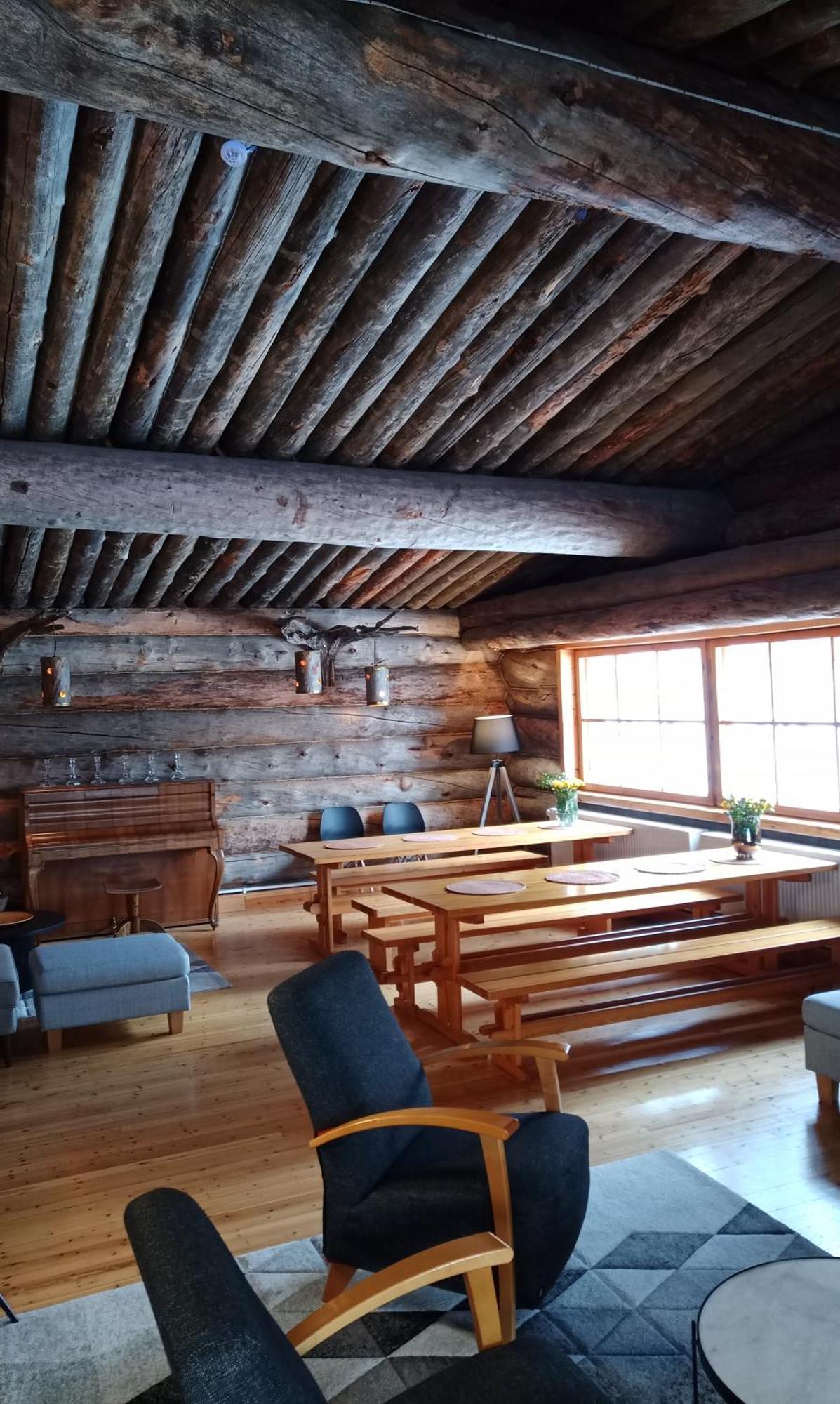 ساريسيلكا Kuukkeli Log Houses Aurora Resort المظهر الخارجي الصورة