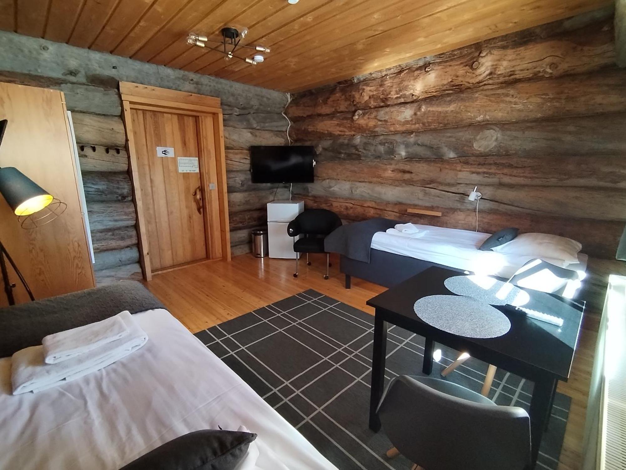 ساريسيلكا Kuukkeli Log Houses Aurora Resort المظهر الخارجي الصورة