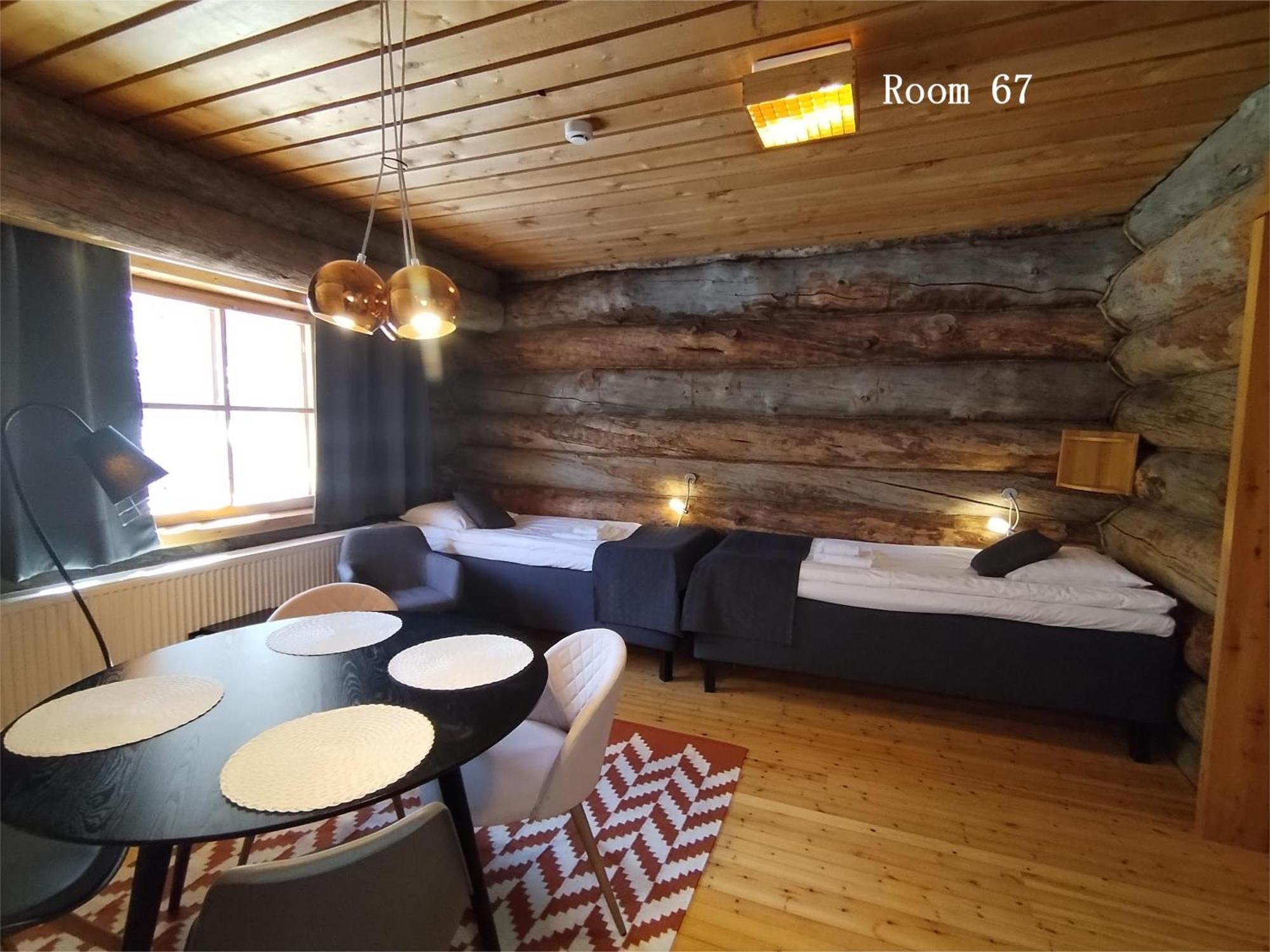 ساريسيلكا Kuukkeli Log Houses Aurora Resort المظهر الخارجي الصورة